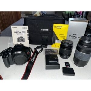 Canon EOS Rebel T6 DSLR Camera Kit - Black